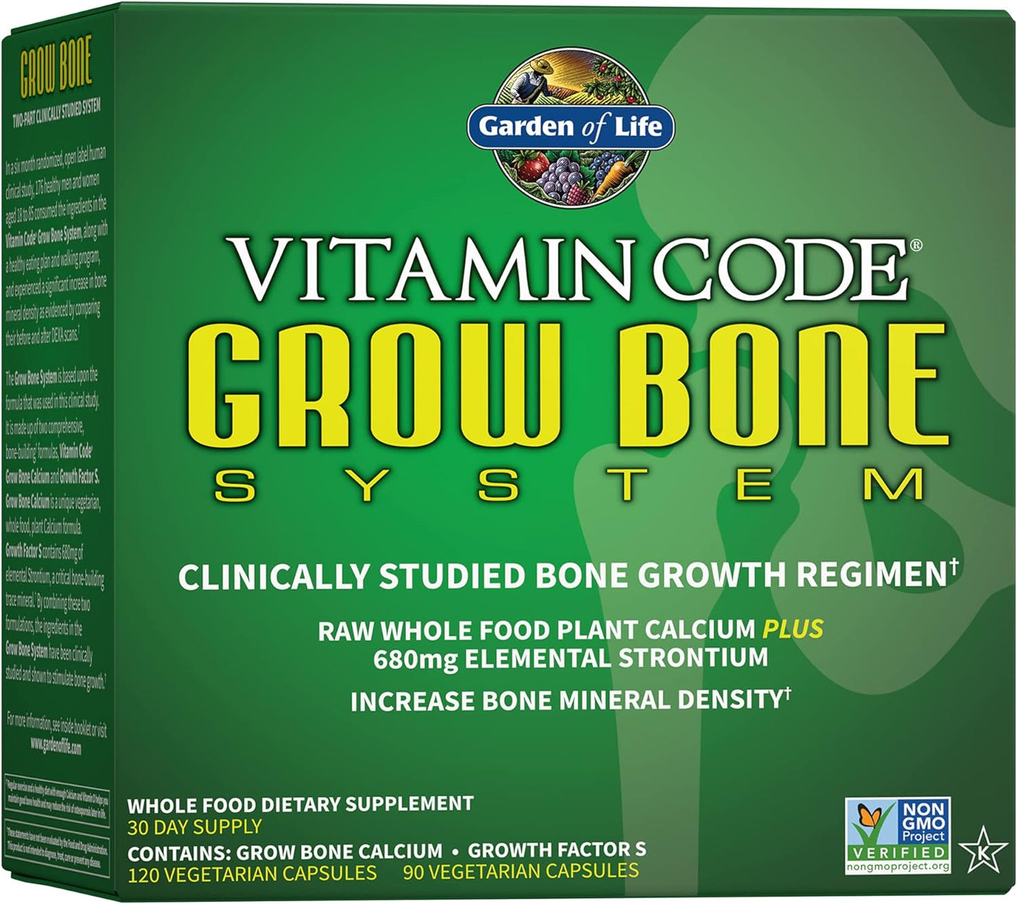 Garden of Life Calcium Supplement for Strong Bones and Health