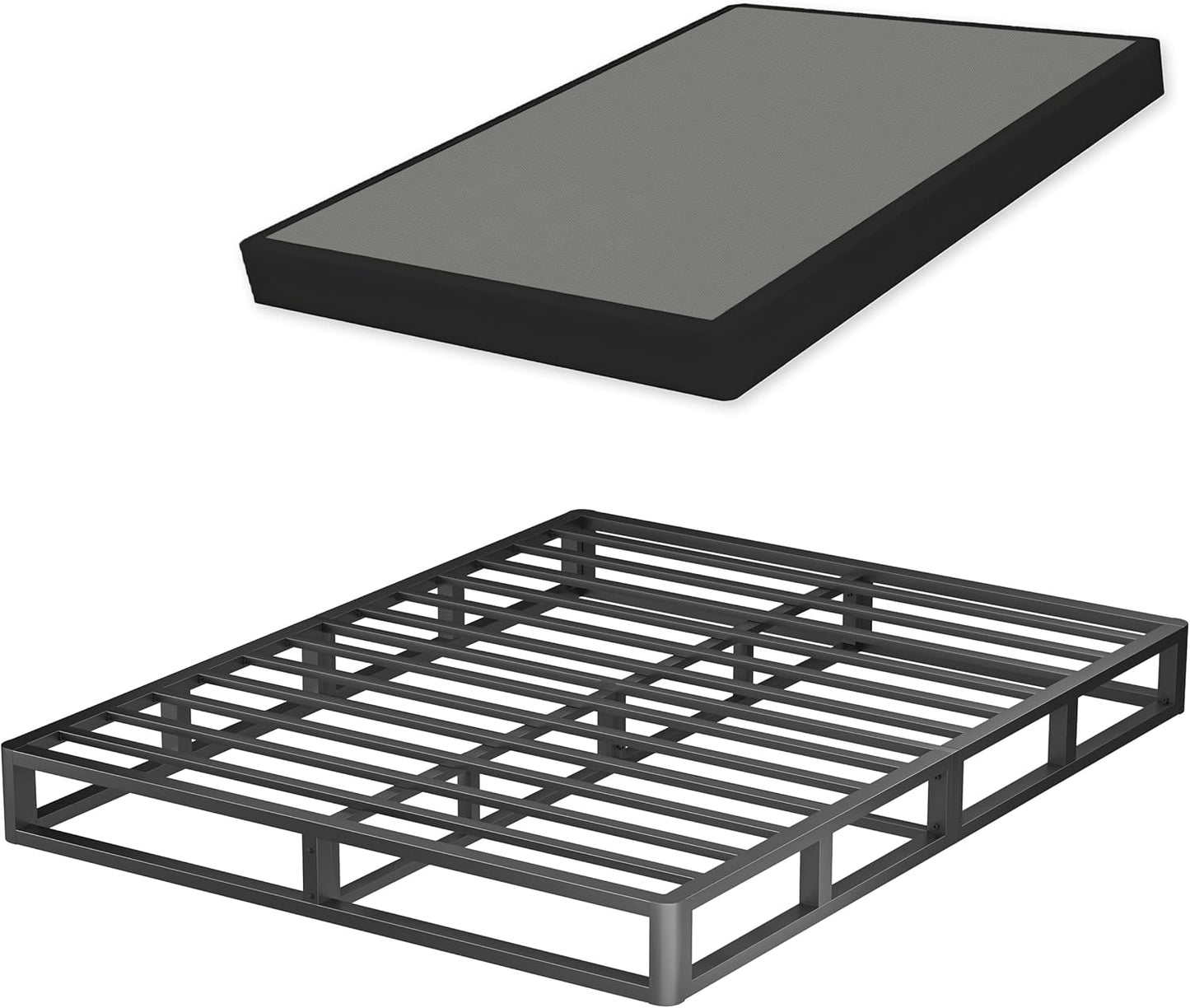 7 Inch California King Metal Box Spring with Round Corners