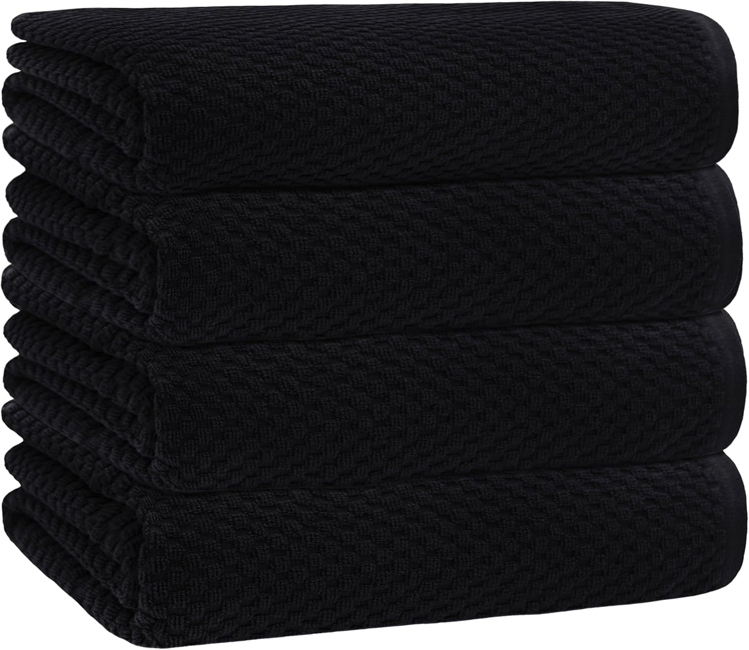 COTTON CRAFT Waffle Bath Towel Set - Luxury Oversized Towels