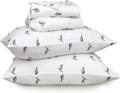 RUVANTI Flannel Sheets Queen Size - Cozy 4 Piece Set