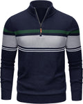 TACVASEN Men's Quarter Zip Sweaters for Stylish Fall Fashion
