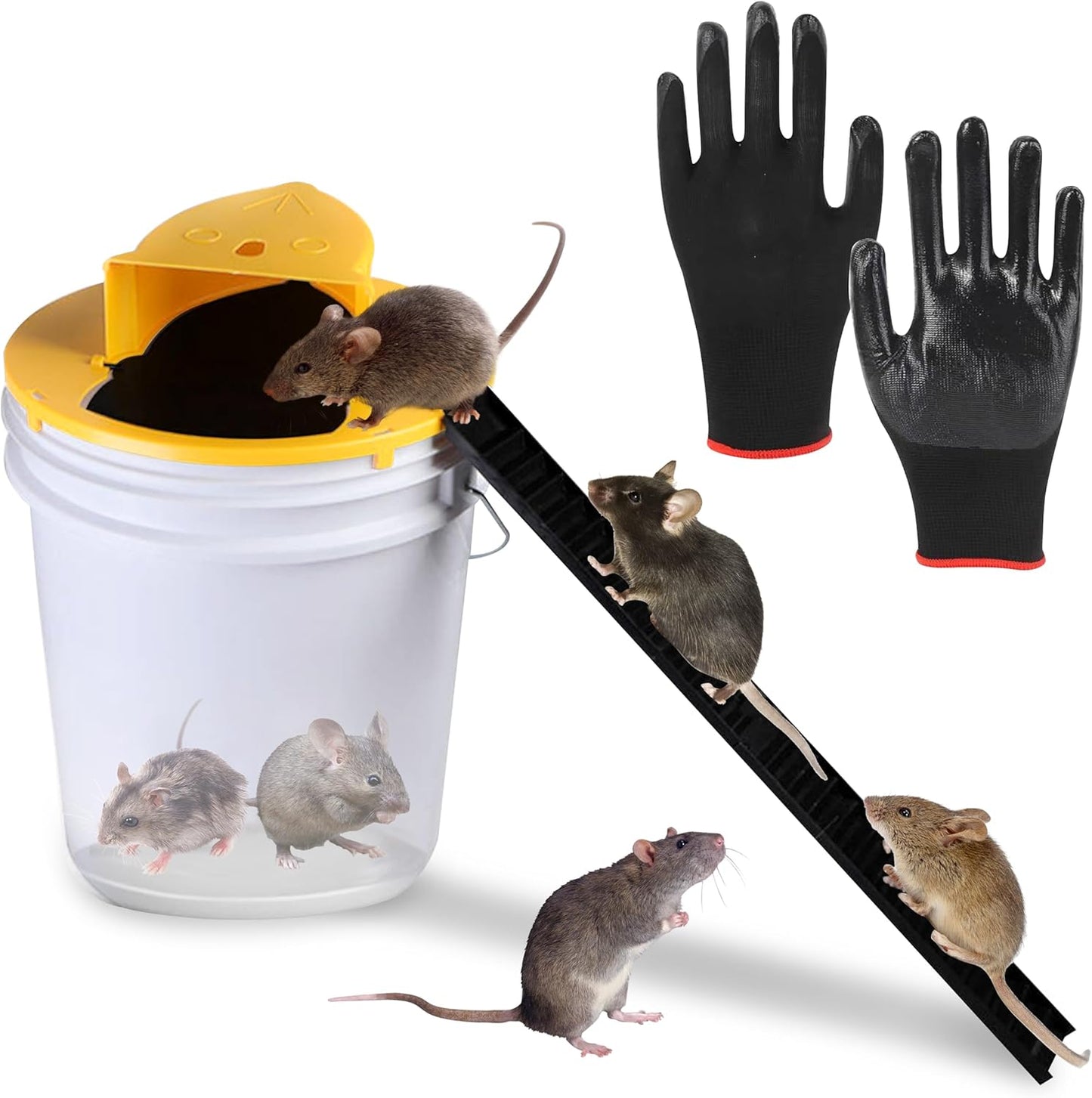 Vertaze 5 Gal Multi-Catch Mouse Trap Bucket