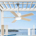 42 In Outdoor Ceiling Fan with Light for Patios and Gazebos