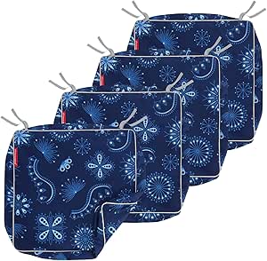 Porch Shield Patio Chair Cushion Covers Set 4, Waterproof & Durable