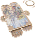 Rotating Jigsaw Puzzle Board with 6 Drawers and Cover - 30in x 22in