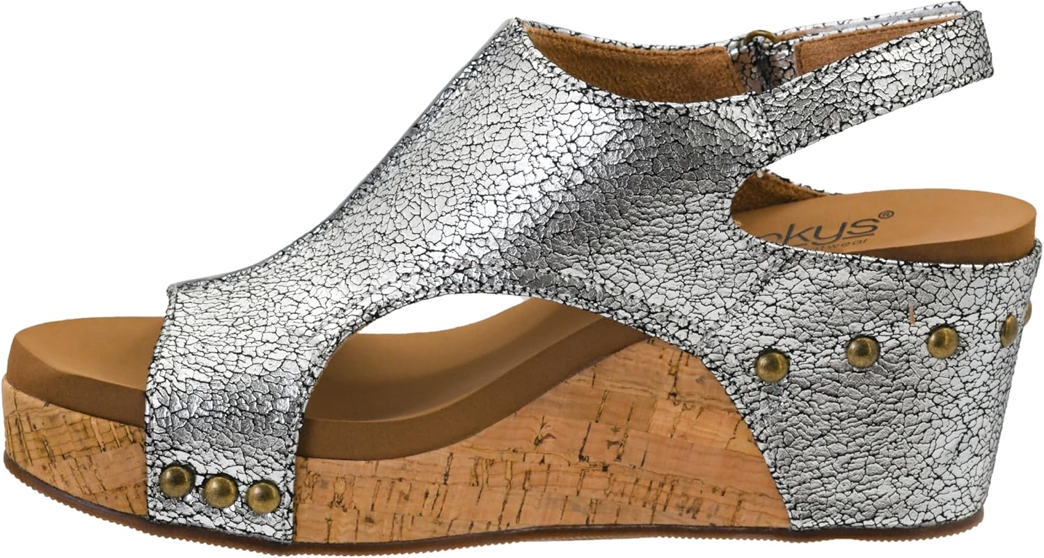 Corkys Carley Wedges: Stylish Comfort with 2.5 Inch Heel