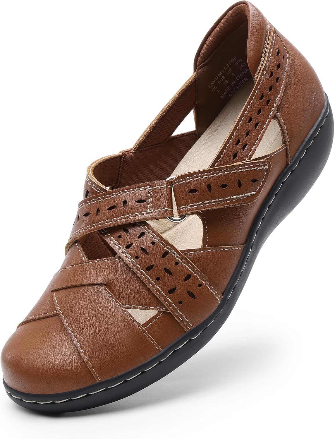 DREAM PAIRS Women's Comfortable Casual Walking Flats Shoes