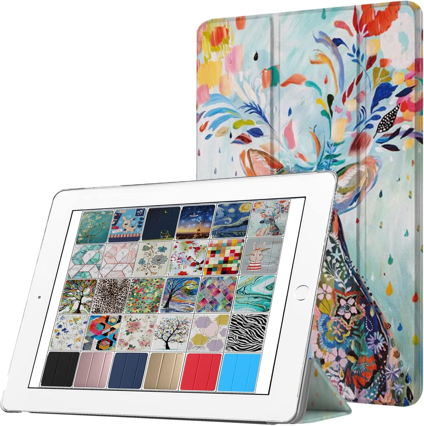 DuraSafe iPad 10.2 inch Case with Deer Print - Perfect Fit