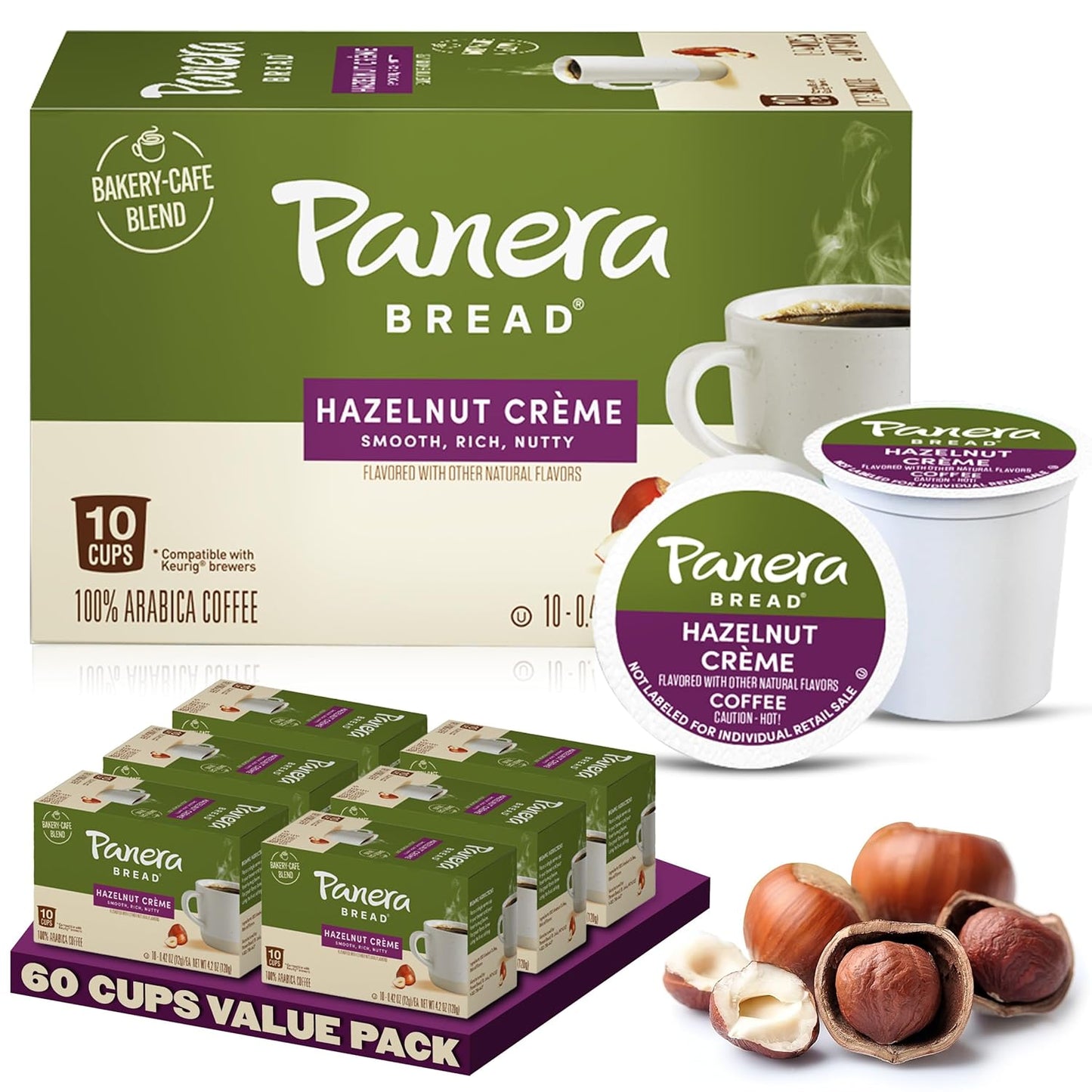 Panera Bread Hazelnut Creme Light Roast Coffee Pods Review