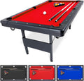 Midsize Billiards Table - Portable 6, 7, or 8 ft Pool Table