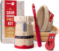 Sourdough Starter Kit PRO 34oz Jar with Baskets and Red Lame