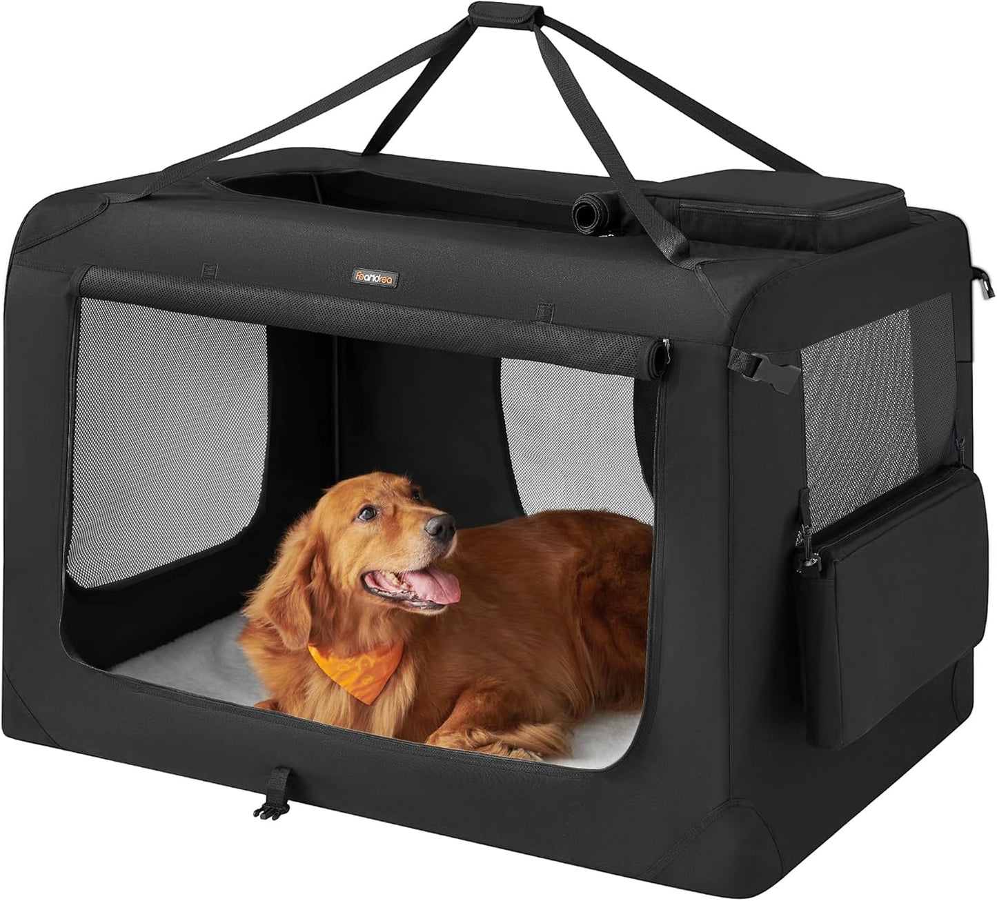 Feandrea 48 Inches Collapsible Soft Dog Crate for Travel
