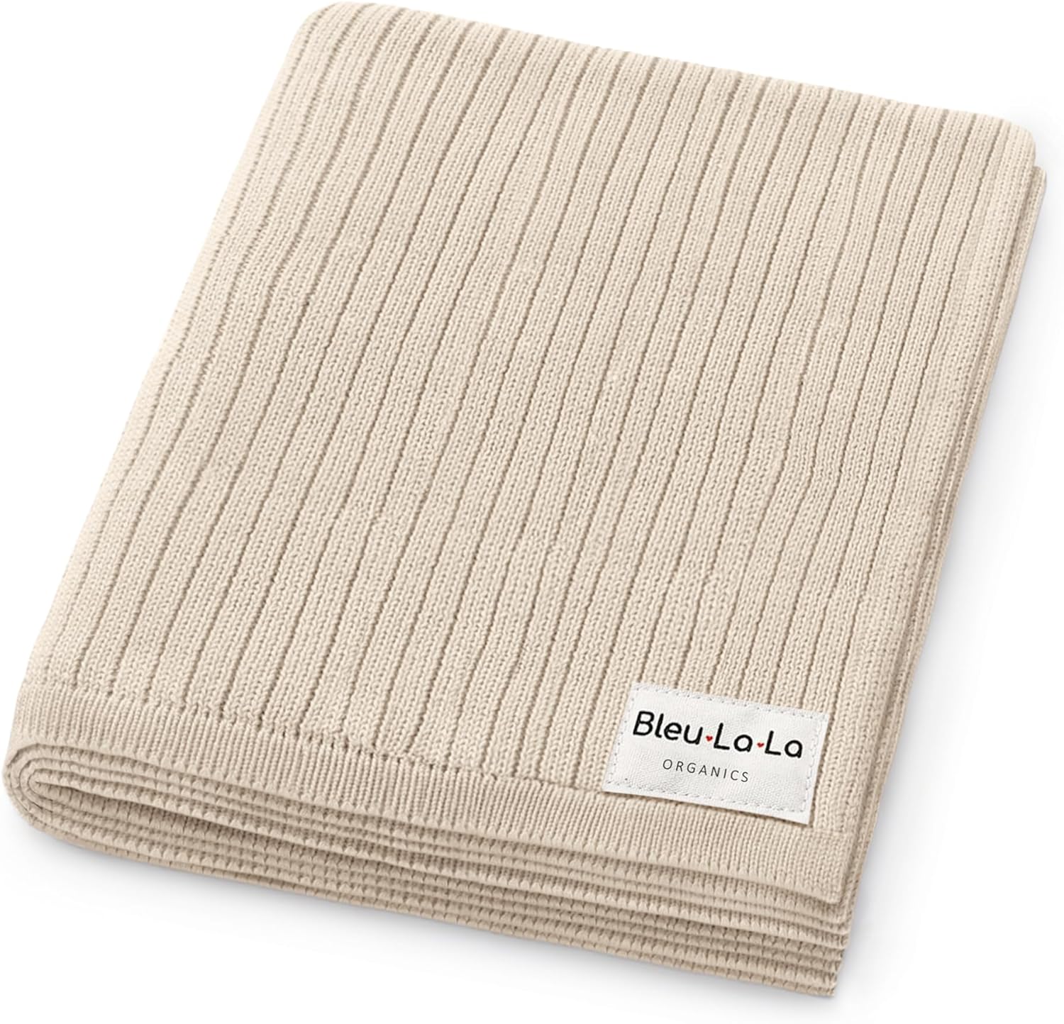 Organic Ribbed Swaddle Blanket for Boys & Girls - Cozy Comfort