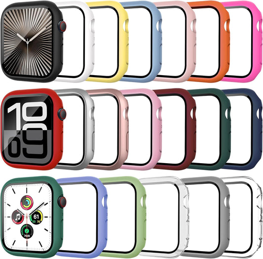 Tiorecime 20 Pack Apple Watch Series 10 Case + Screen Protector Set