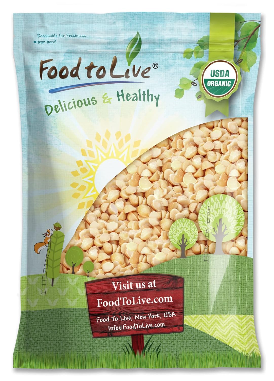 Organic Macadamia Nut Halves & Pieces for Healthy Snacking