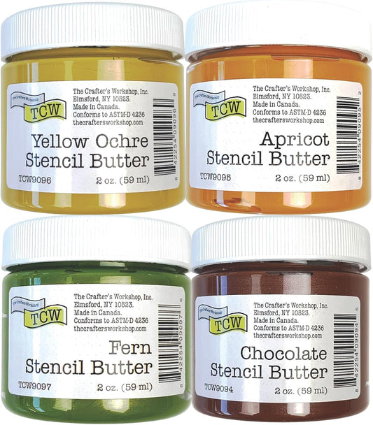 The Crafter's Workshop Stencil Butter - Forest Acrylic Paint Set