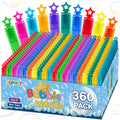 240 Pcs Mini Bubble Wands in 6 Colors - Bulk Party Favors for Kids