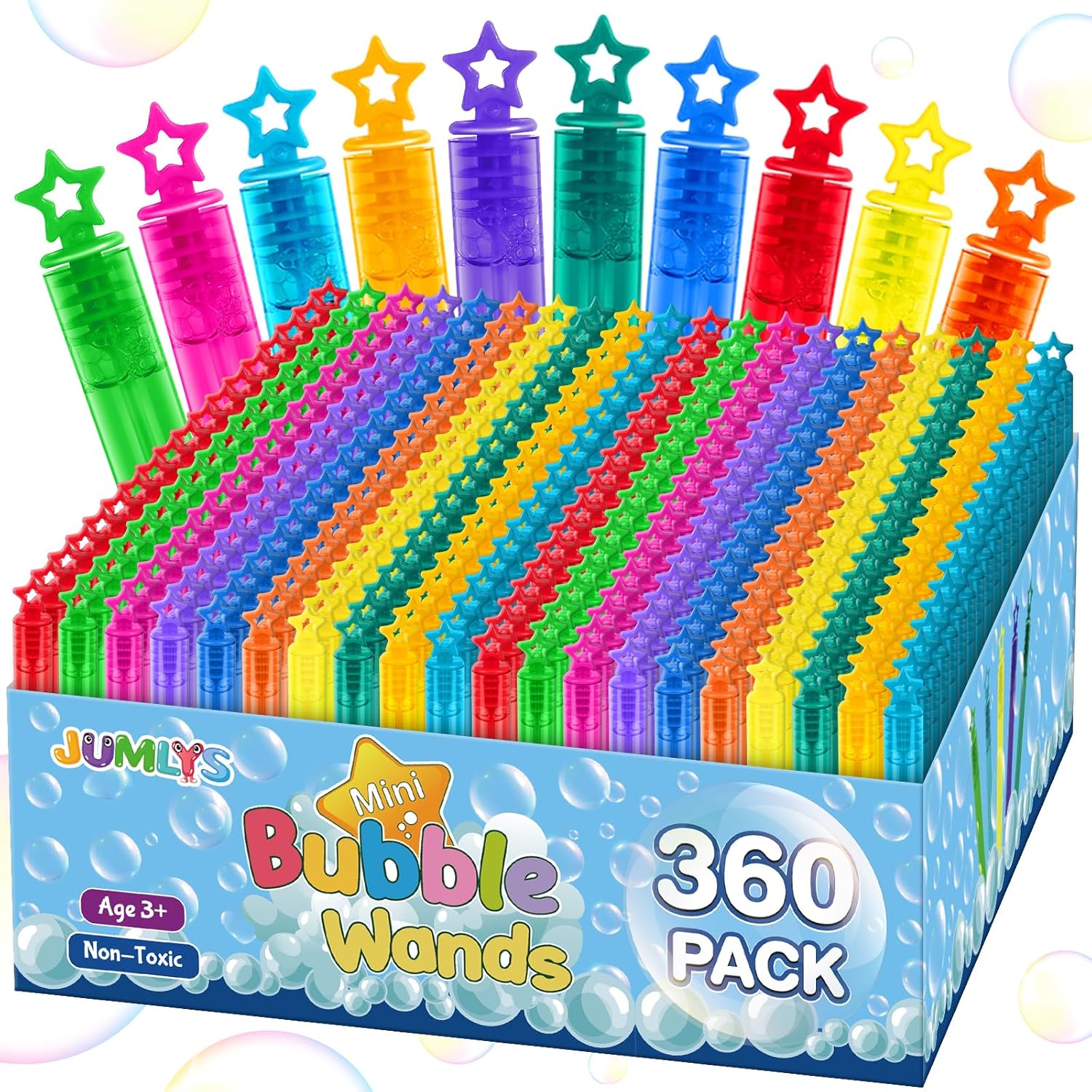 240 Pcs Mini Bubble Wands for Kids Party Favors and Fun