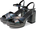 Kenneth Cole REACTION Reeva Platform Heeled Sandal - Sparkly Go Out