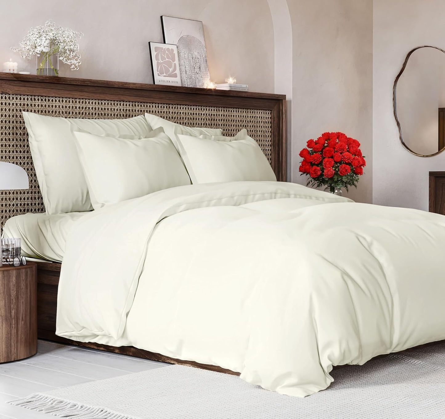 Duvet Cover King Size Set by CGK Unlimited - Luxurious Comfort