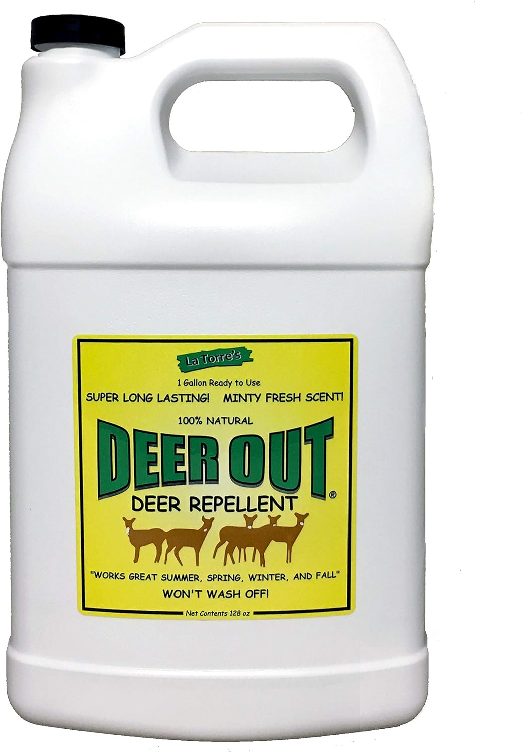 Deer Out 1 Gallon Ready-to-Use Refill - Effective Deer Repellent