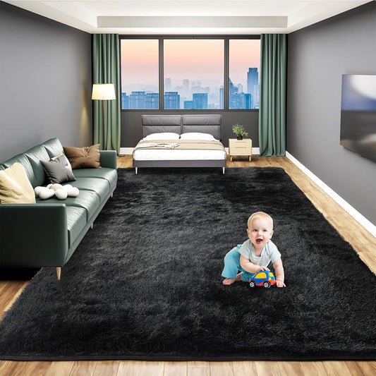 Large 9x12 Area Rugs for Living Room, Soft Modern Plush Carpet