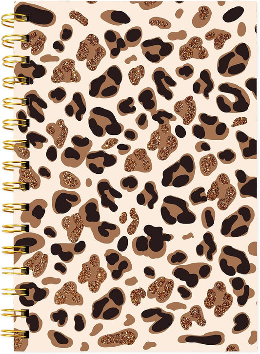 Premium Leopard Print Journal: 80 Sheets A5 Twin-wire