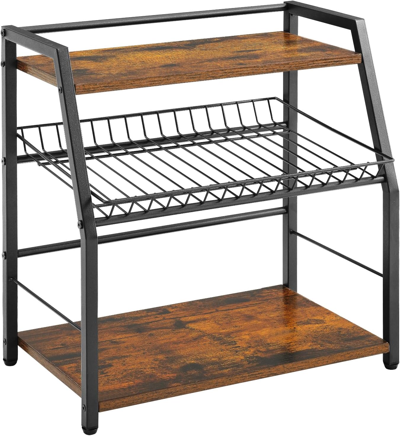 Kitchen Countertop Organizer for Snacks and Cans - 3 Tier Stand
