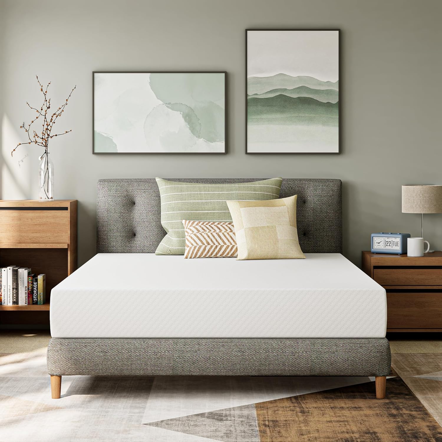 GAESTE 8 Inch Full Cooling Gel Memory Foam Mattress for Sleep