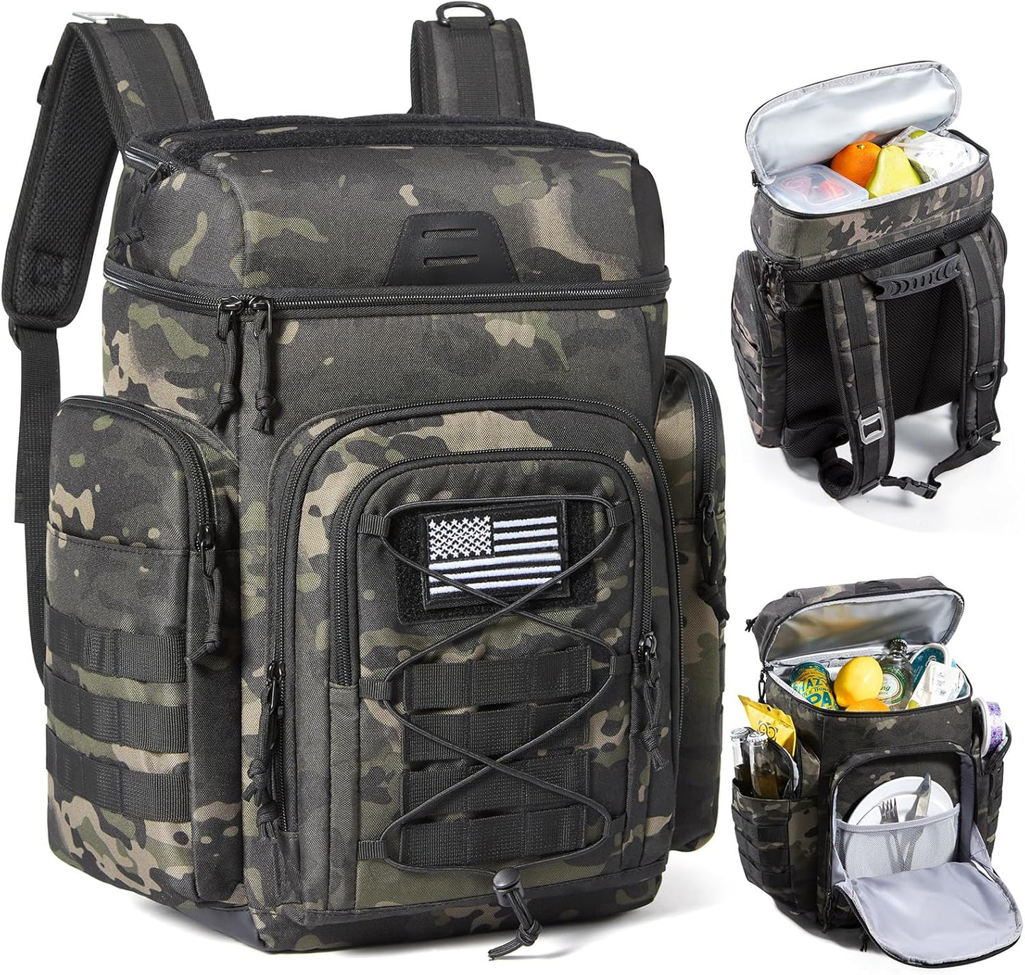 TOURIT Tactical Cooler Backpack for 42 Cans with Ice Retention