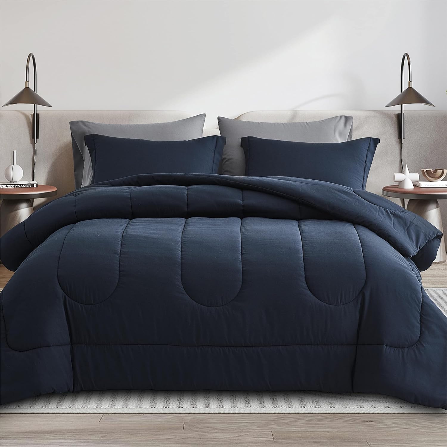 California King Comforter Set - 7 Piece Bedding Solution
