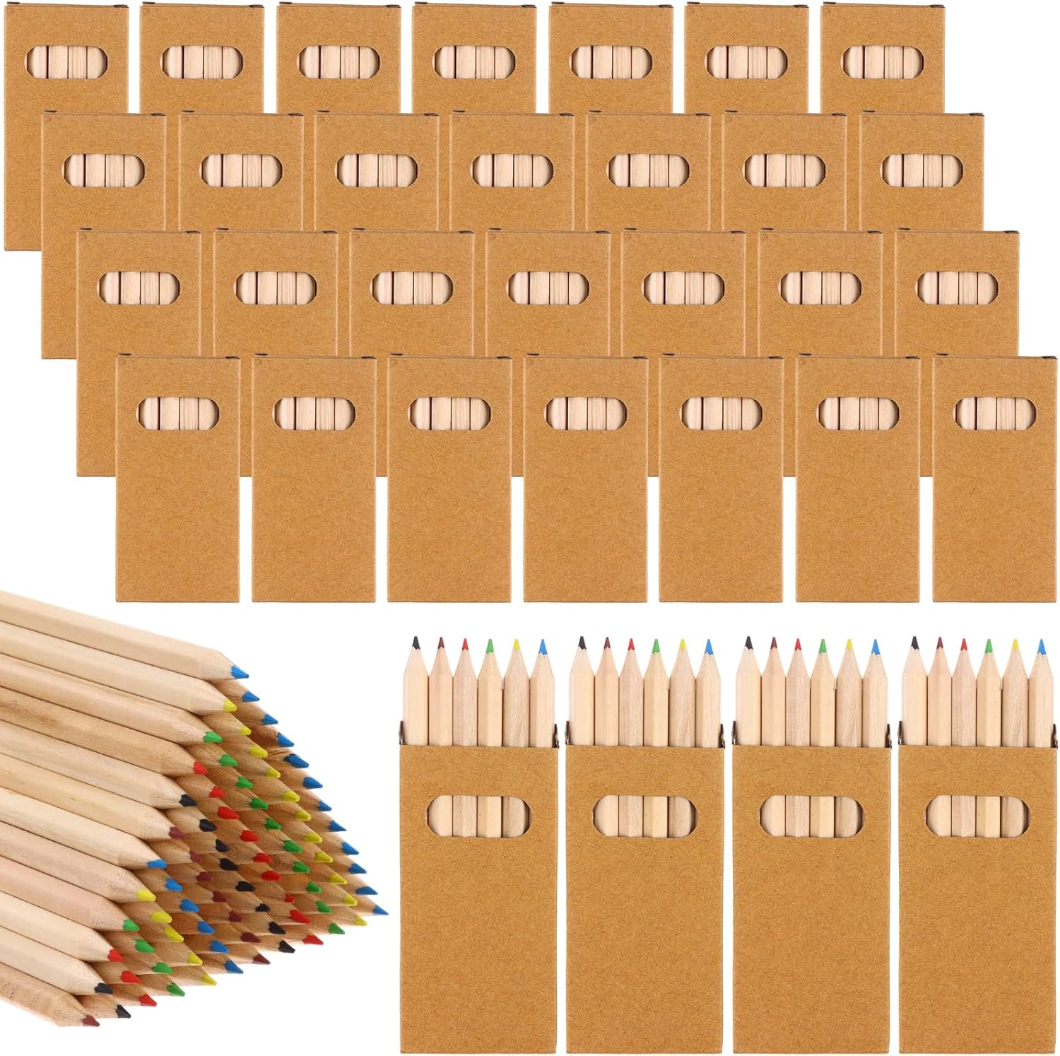 200 Packs of Mini Colored Pencils for Kids and Adults Art