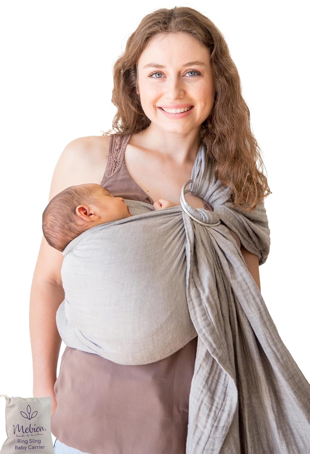 Natural Comfort Baby Sling - Grey