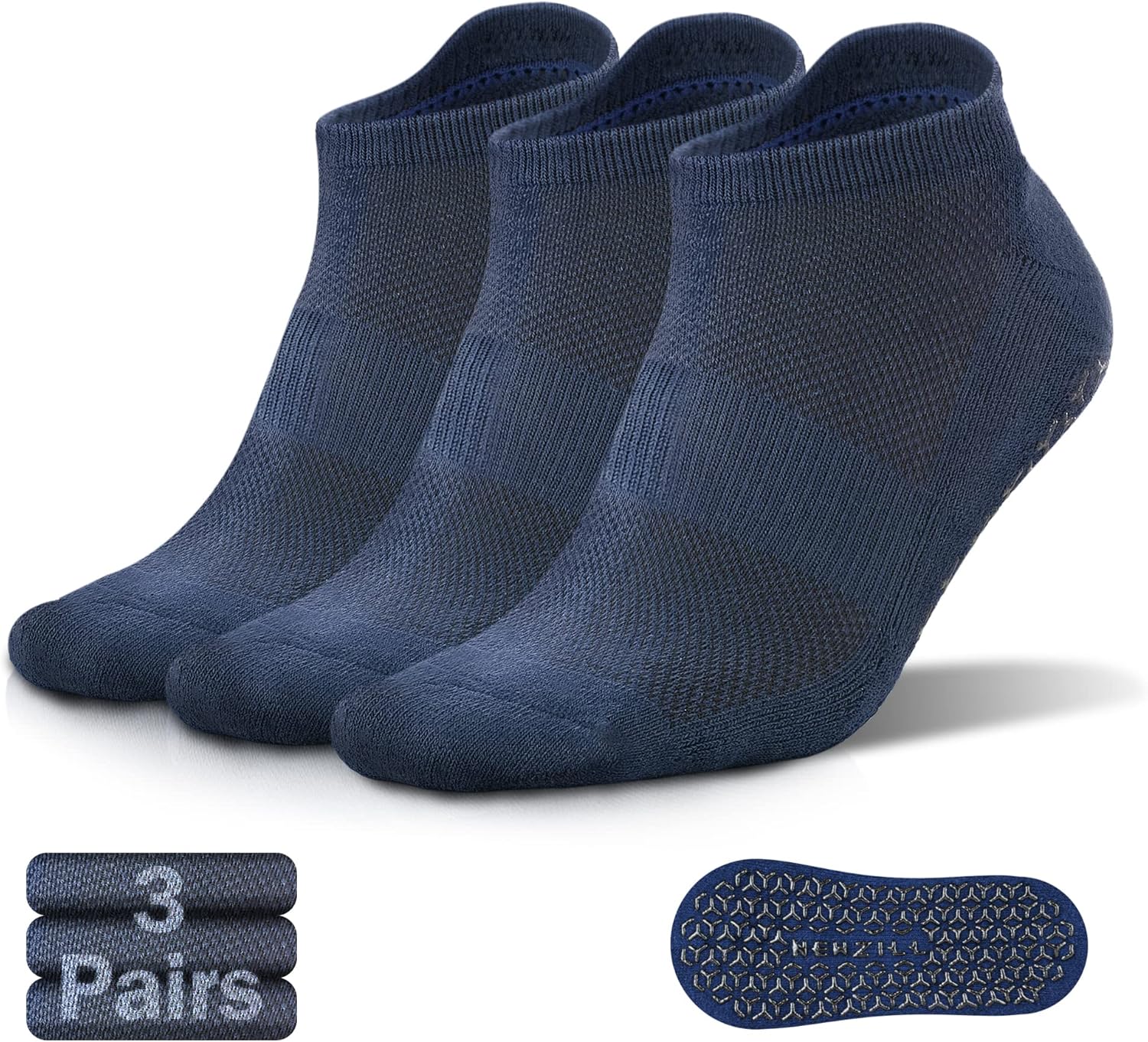 NEWZILL Non Slip Yoga Socks - Grippy Pilates Essential