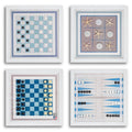 Magnetic Canvas Game Set - Wall-Mount Chess, Checkers & Backgammon
