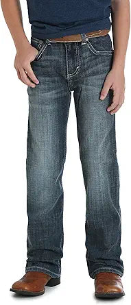 Wrangler Boys' 20X Vintage Boot Cut Jean for Active Kids