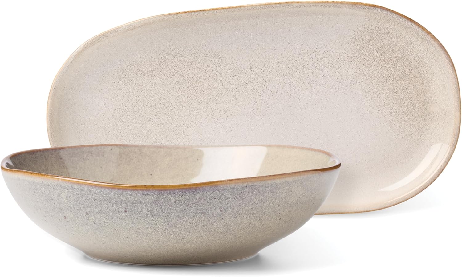 Oneida Organic Shades 2-Piece Serving Set for Elegant Dining