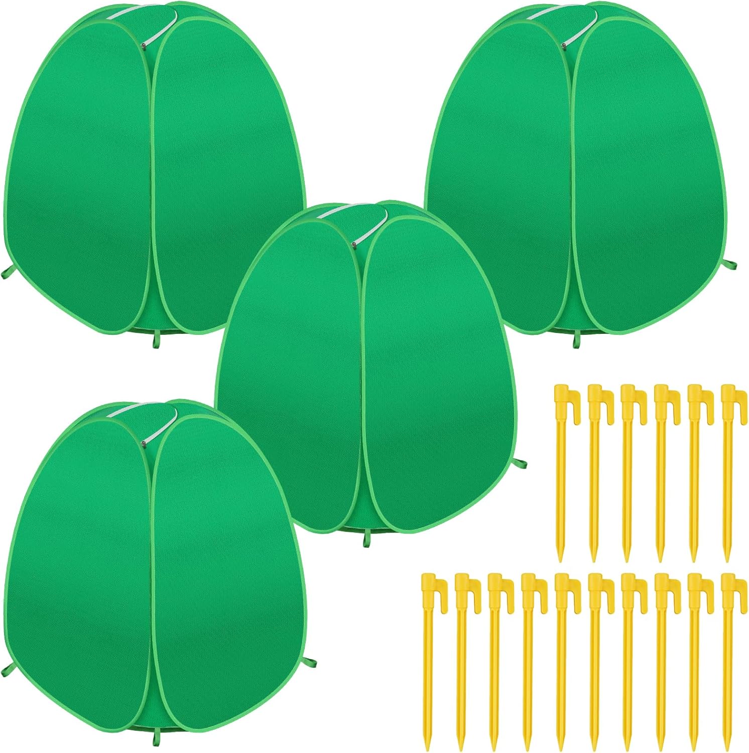 4 Pack Plant Covers for Freeze Protection and Winter Shrubs