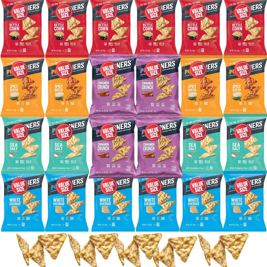 Pop-Cornners Snacks Variety Pack - Gluten Free Chips for All