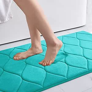 Colorxy Memory Foam Bathroom Rugs - Ultra Soft Non-Slip Mat