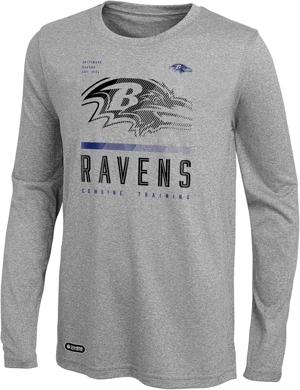 Outerstuff NFL Men's Red Zone Long Sleeve Performance T-Shirt