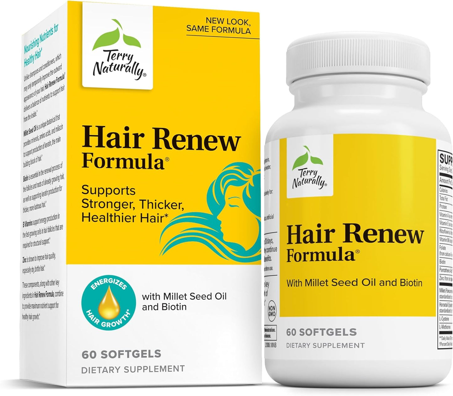 Hair Renew Formula for Healthy Growth with Biotin & B Vitamins