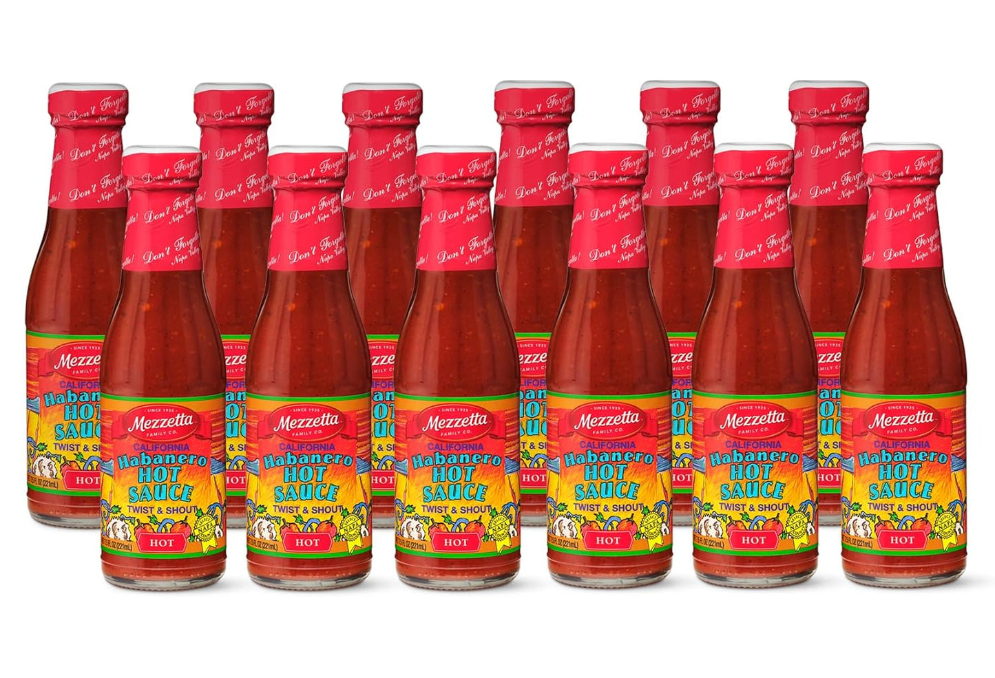 Mezzetta Habanero Sauce - Bold Keto Hot Sauce for Spicy Lovers