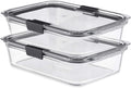 Rubbermaid Brilliance Glass Food Storage Containers Set of 2