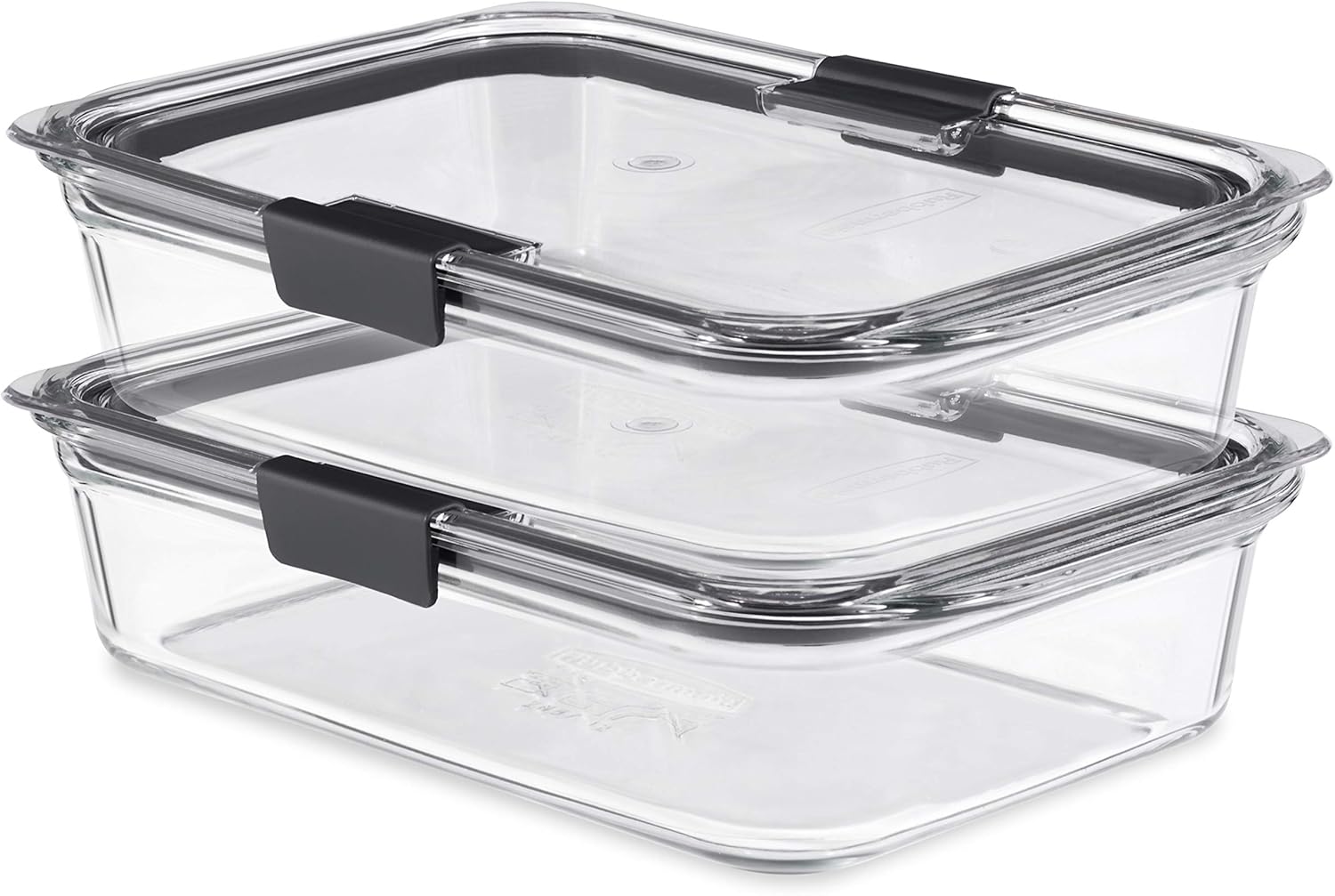 Rubbermaid Brilliance Glass Food Storage Containers Set of 2