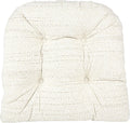 Waffle Birch 15x15 in Overstuffed Non-Slip Chair Cushions - 2 Count
