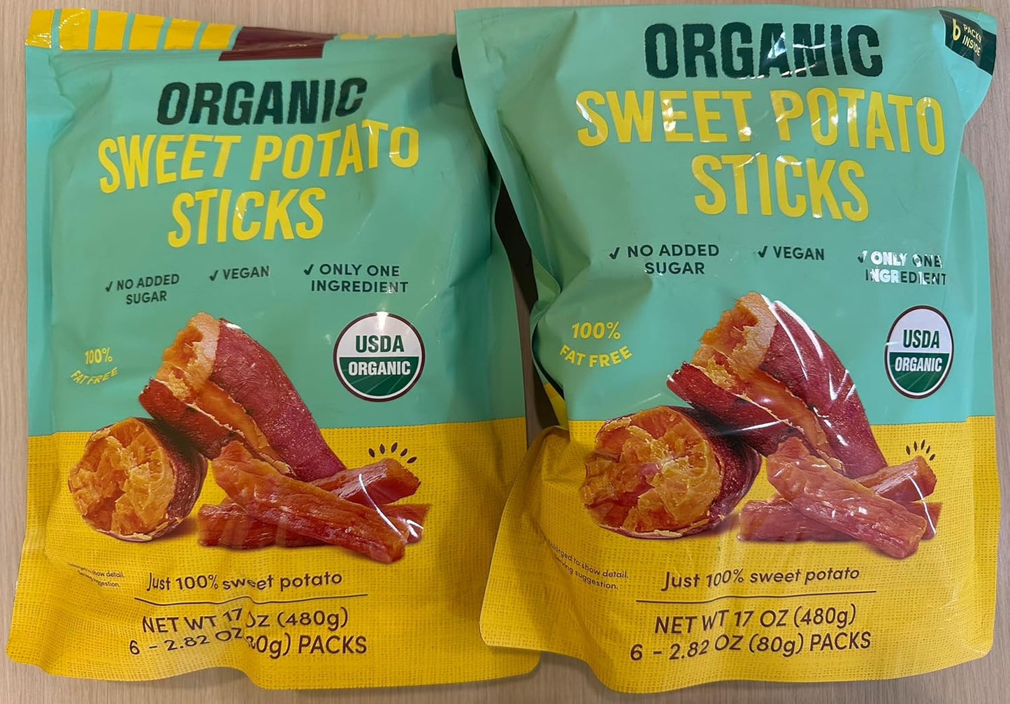 SnakYard Sweet Potato Sticks - Organic, No Added Sugar Treats