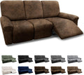 Couch Cover 8-Pieces Recliner Slipcovers Leather Look - Washable Fit