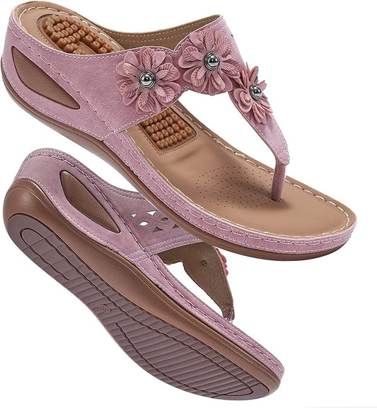 FUDYNMALC Wedge Sandals for Women - Comfortable Summer Footwear