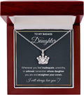 To My Beautiful Daughter Necklace from Mom & Dad - Heartfelt Keepsake